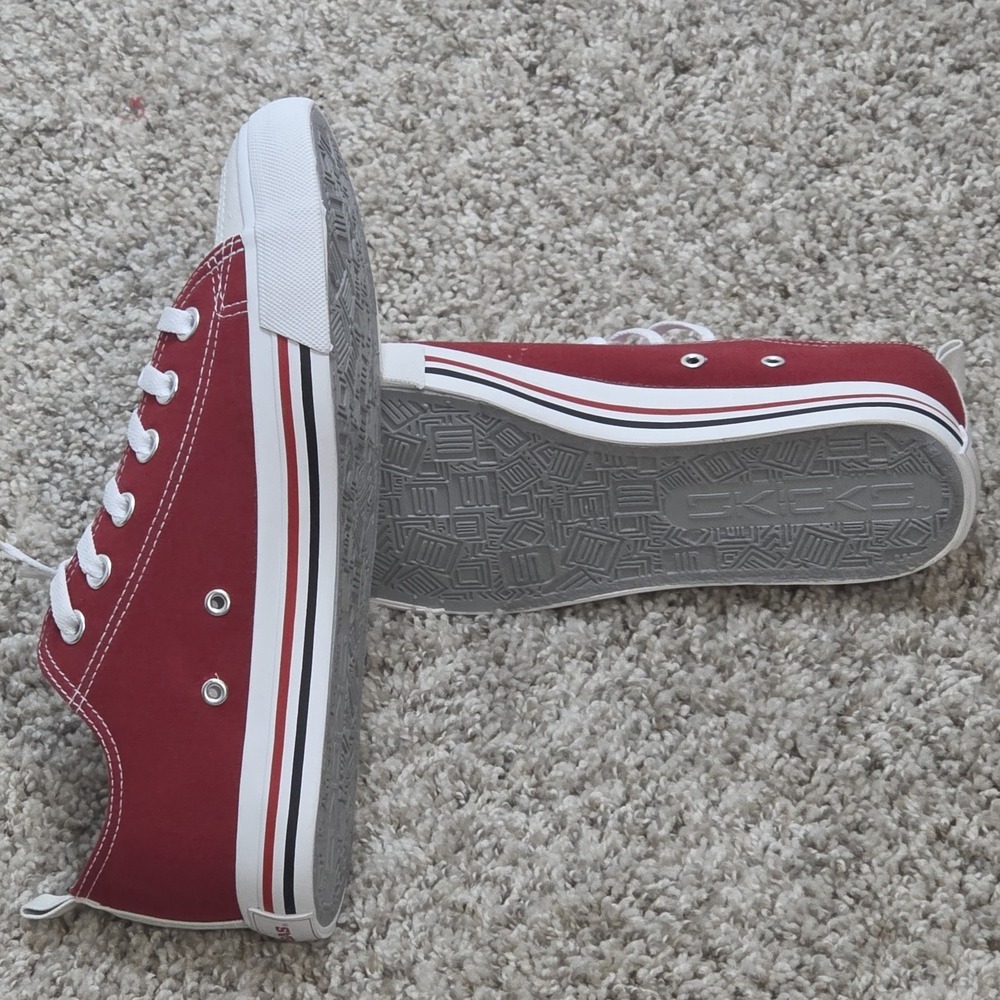 Skicks Arkansas Razorbacks Canvas Sneakers Mens Size 7 Womens 9 Hogs College - Picture 8 of 10